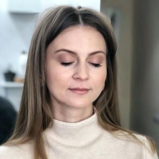 Легкий макияж нюдовый повседневный, фото - Визажист Алла Деменчук