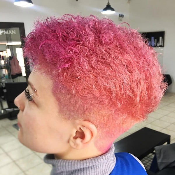 Блонд клубничный растяжка цвета, фото - Парикмахер Анна Костюк