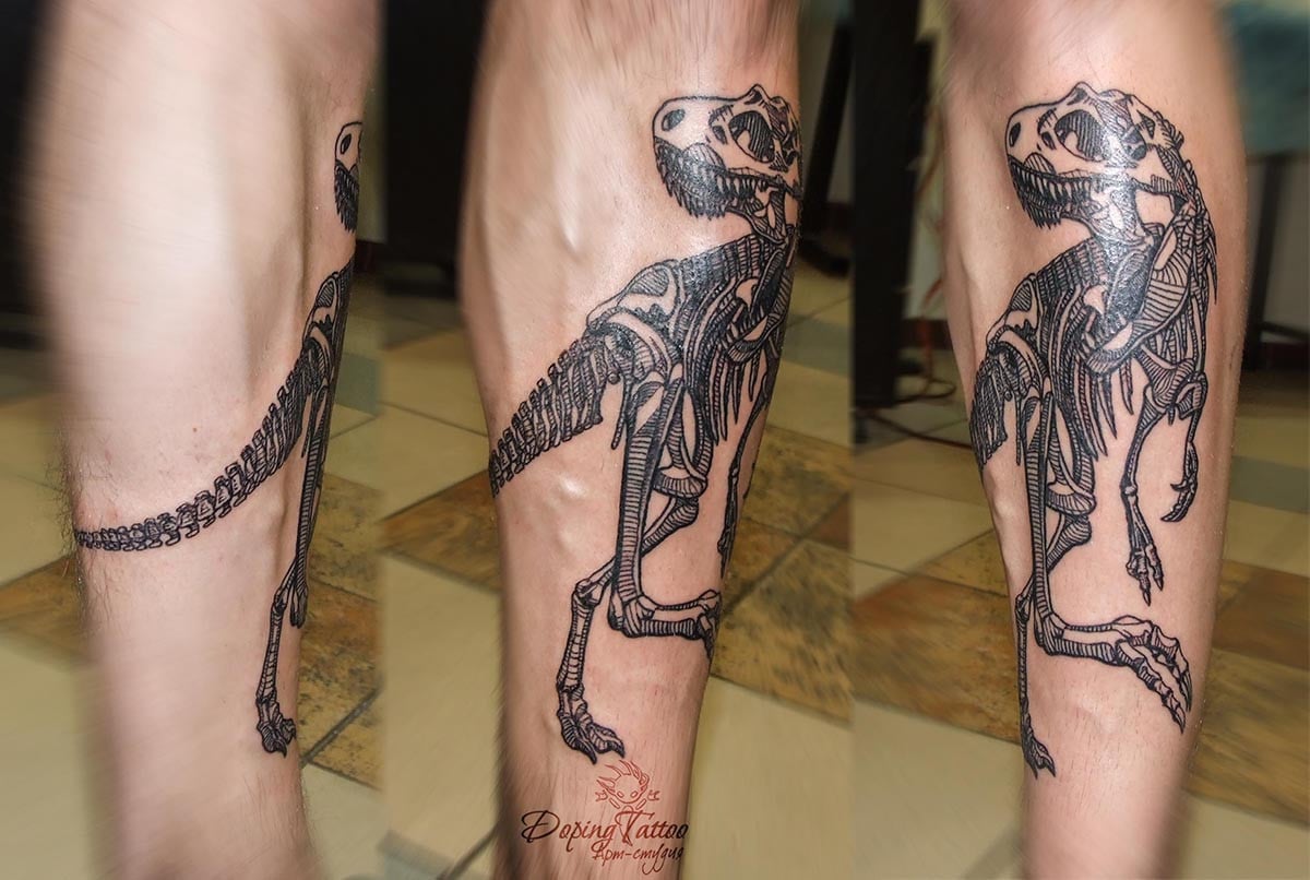 Tattoo dino, tattoo lviv, тату львів, тату львов, фото - Тату салон DopingТattoo