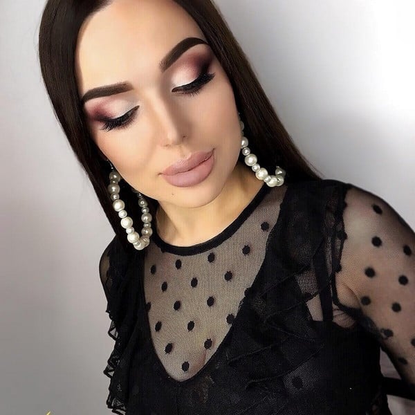 Макияж глаз вечерний красивый, фото -  Limon beauty boutique