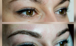 Микроблейдинг бровей в волосковой и пудровой технике Бровист Юлия Чередниченко Киев