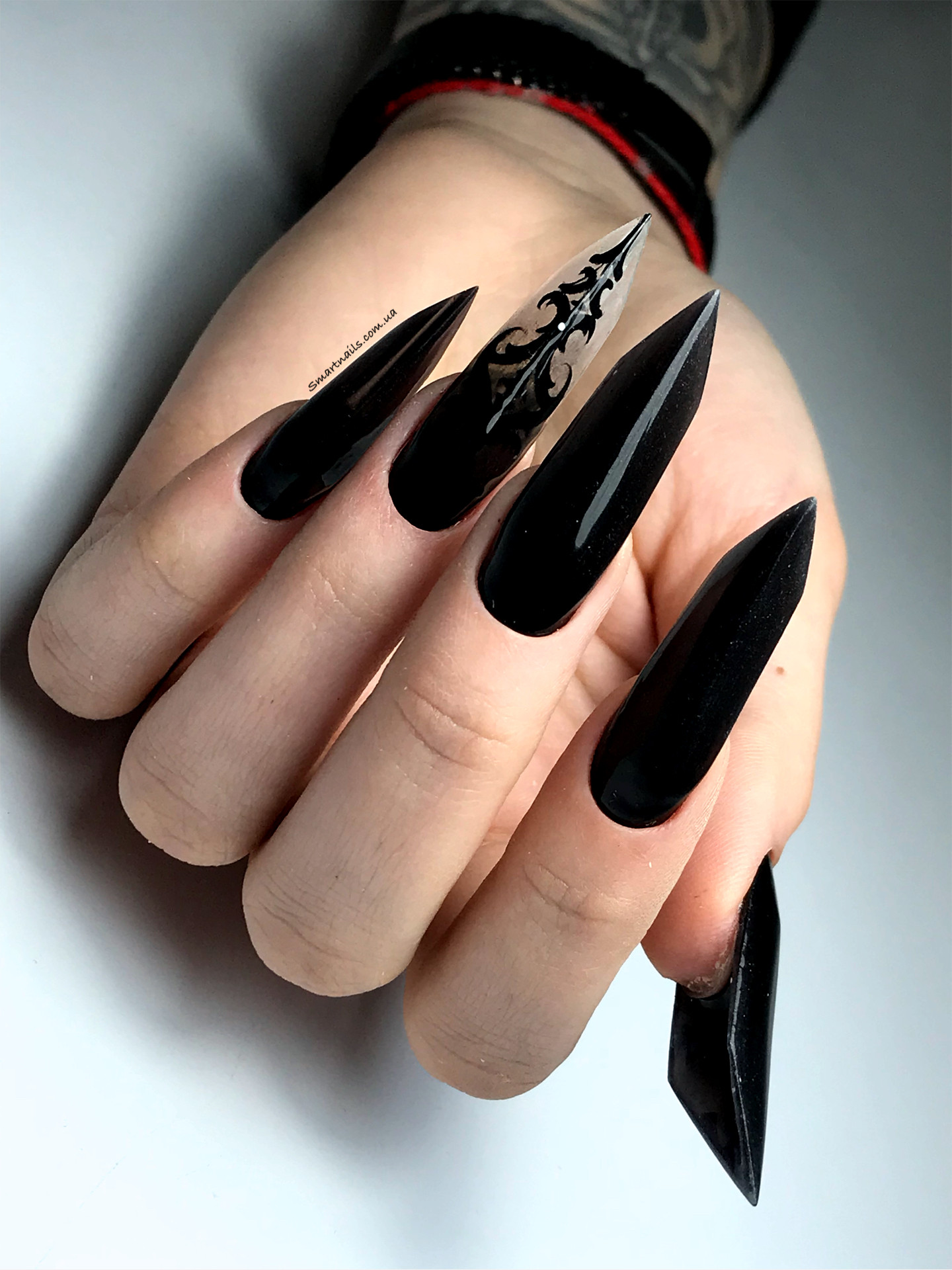 Нарощування нігтів форми edge, фото -  Smartnails School