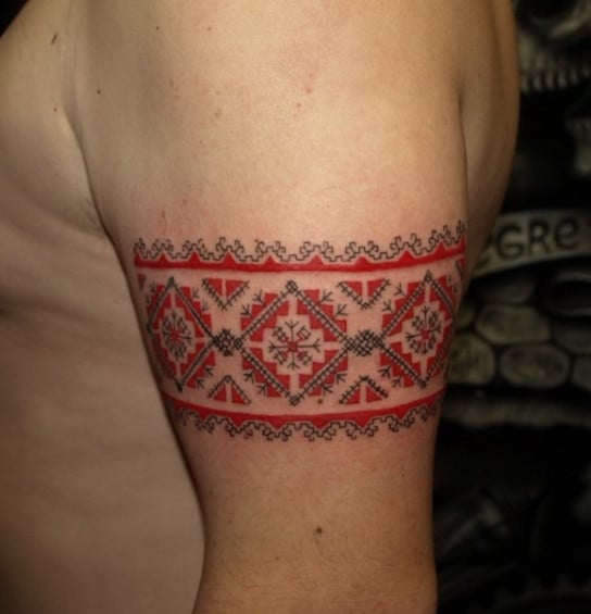 Геометрия узор, фото - Тату салон Devil Tattoo Studio