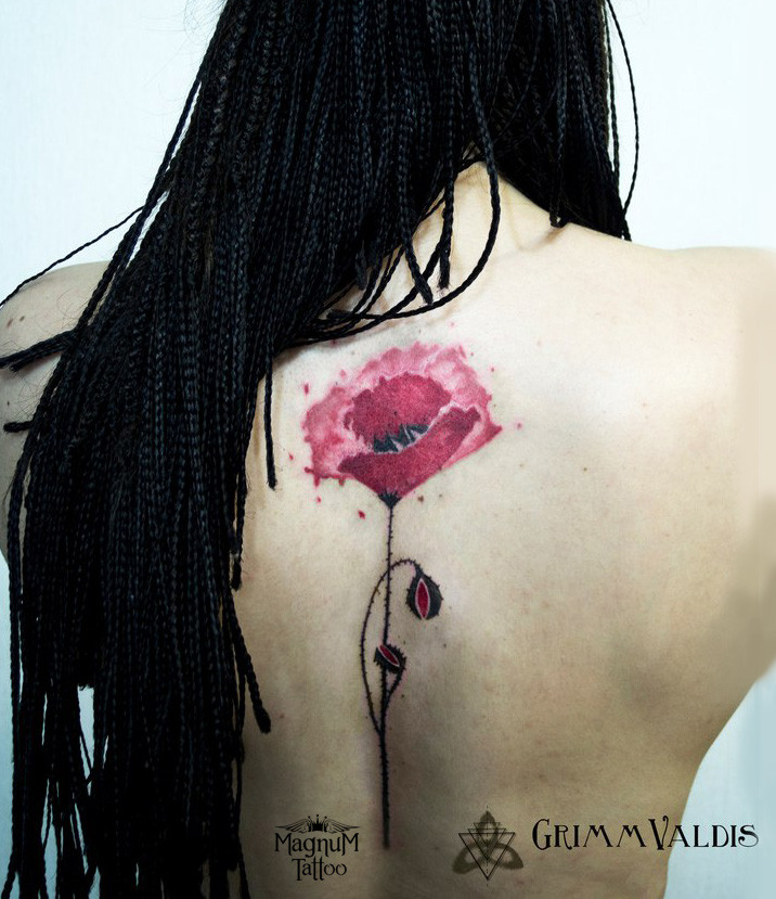 Мак, фото -  Magnum Tattoo