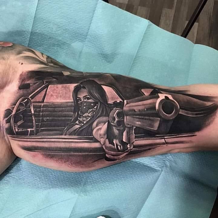 Мужские на руке реализм, фото - Тату салон Stigmata tattoo