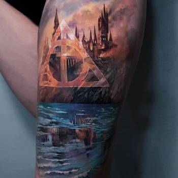 Тату треугольник, фото - Тату мастер Евгений Анацкий