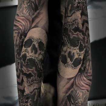 Хотите татуировку черепа в индивидуальном исполнении ? Помож