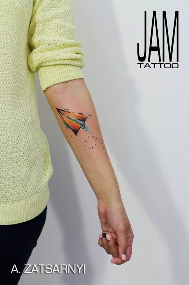 Для дівчат на передпліччі кольорові, фото - Тату салон Jam Tattoo