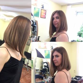 Окрашивание в технике «начес»