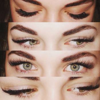 Наращивание ресниц 3д