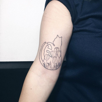 Тату мужские на руке черно-белые, фото - Тату мастер Tattooerka Tattooerka