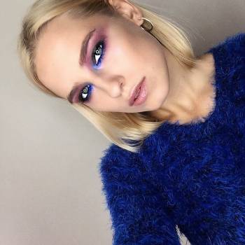 Яркий вечерний макияж, для фото/видео съемки