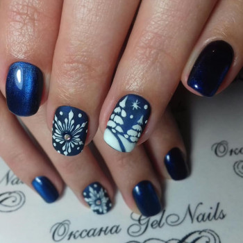 Манікюр. Гелева корекція. Покриття гель лак. Розпис, фото - Ногтевая студия Gelnails by Cheremisova