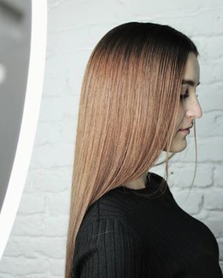 Стрижка на длинные волосы женская укладка волос, фото -  Level Beauty Bar