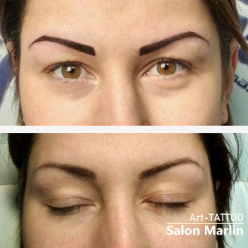 Перманентный макияж (татуаж) - брови, стрелки, губы
                    Тату салон Арт тату салон Marlin Запорожье