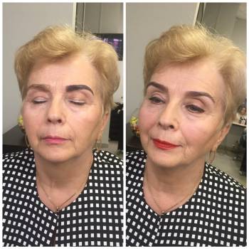 Коррекция бровей для Елены Михайловны.
Мастер Александра , фото -  Комильфо