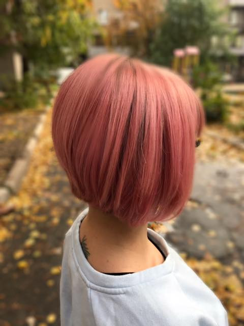 Сложное окрашивание рельефное клубничный блонд, фото - Салон красоты OBeautyHub