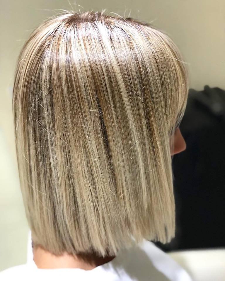 Стрижка каре жіноча блонд, фото -  OLA Shumi Hair Style