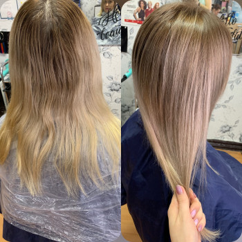 Тонирование волос
                    Парикмахер-колорист Екатерина Запорожье