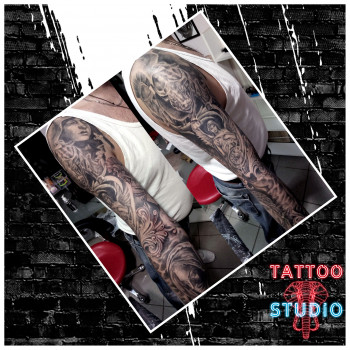Художественная татуировка и пирсинг
                    Тату салон Слон Киев