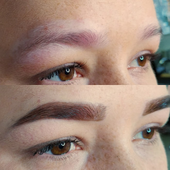 Корекція та фарбування брів
                    Візажист Катерина Федунь Львів