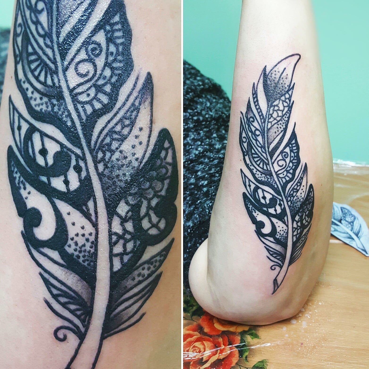 Для дівчат на руці чорно-білі, фото - Майстер з пірсингу Ника Чухрай