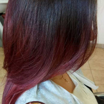 окрашивание омбре