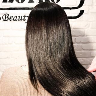 Стрижка на длинные волосы укладка волос цвет брюнет, фото -  Boyko Beauty Studio