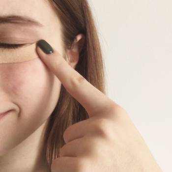 Эстетическое тейпирование, для снятия отёчности и морщин в р