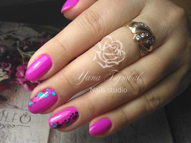 Маникюр гель лак, фото - Ногтевая студия Yana Tsymbal Nails Studio