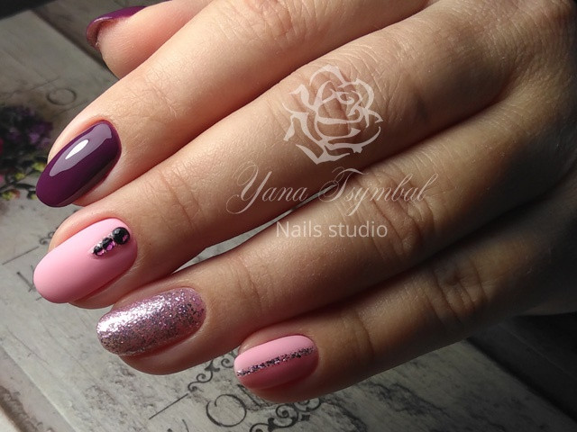 Маникюр гель лак, фото - Нігтьова студія Yana Tsymbal Nails Studio