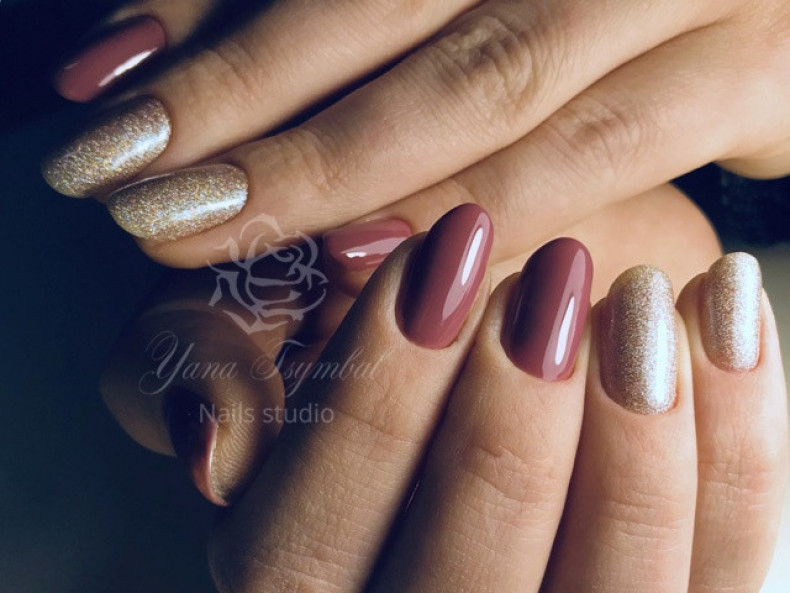 Маникюр гель лак, фото - Нігтьова студія Yana Tsymbal Nails Studio