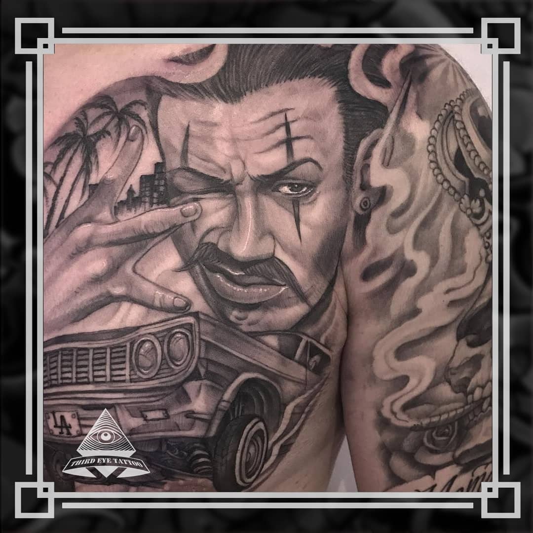 Для хлопців реалізм на грудях, фото - Тату салон Third Eye Tattoo