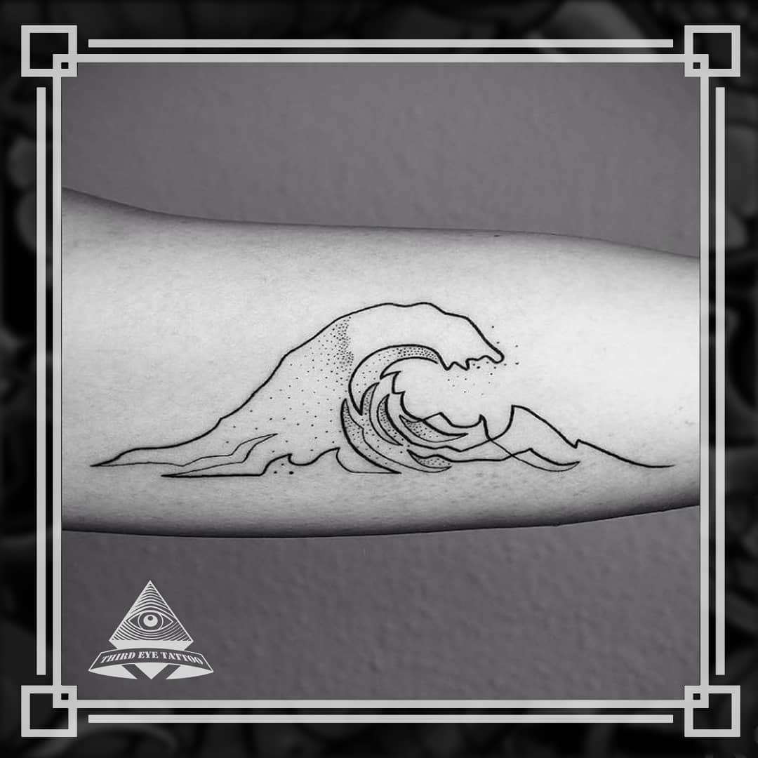 Волна, фото - Тату салон Third Eye Tattoo