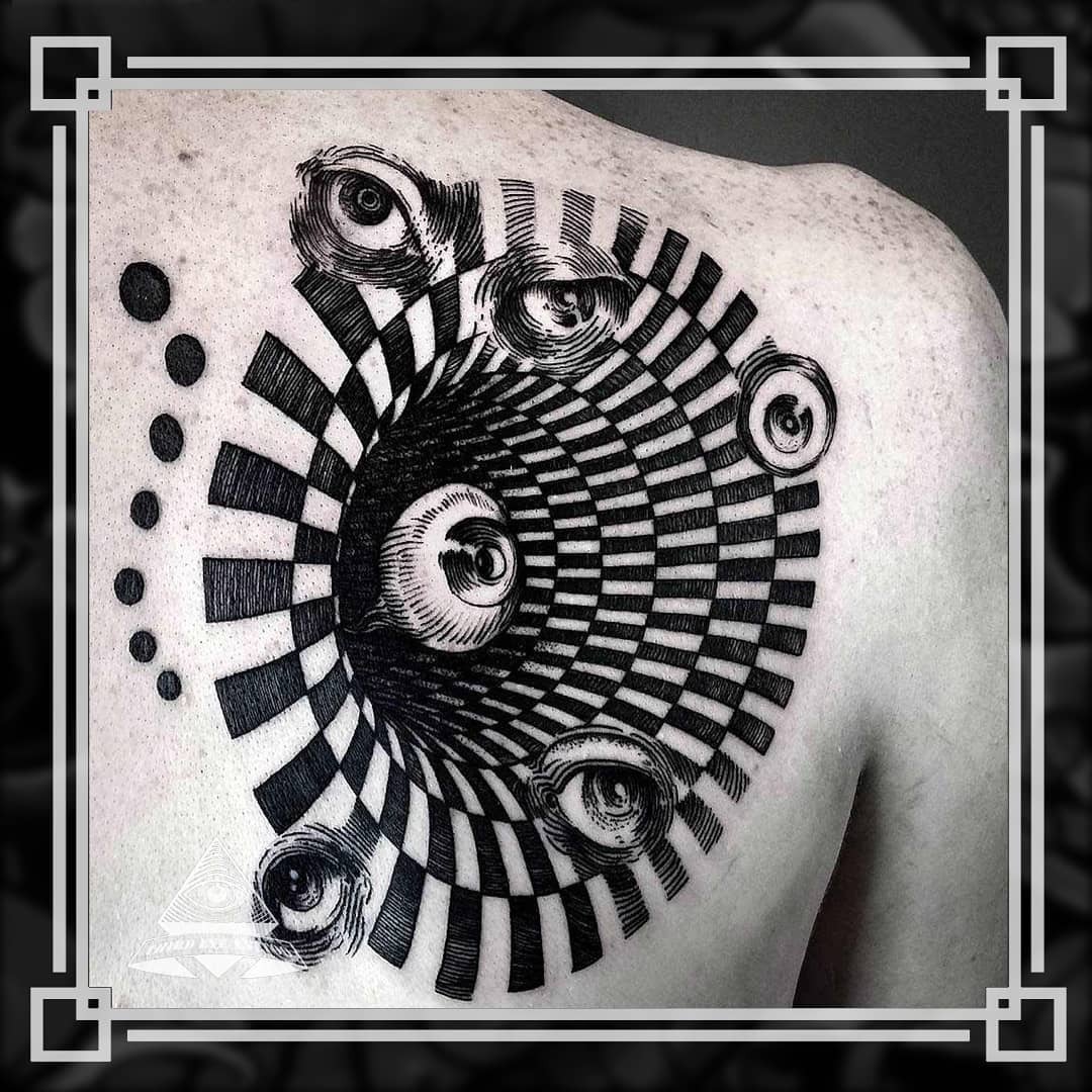 Абстракция, фото - Тату салон Third Eye Tattoo