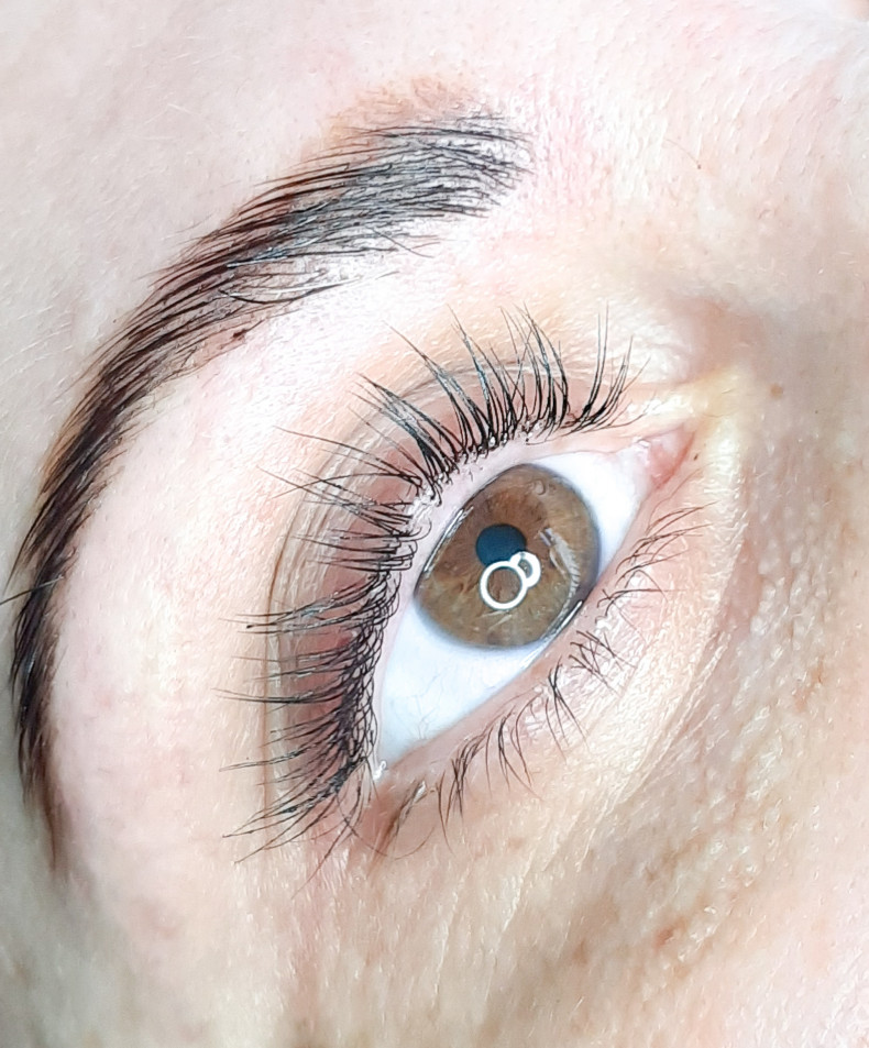 Ламинирование ресниц lash filler inley. После, фото -  Анічка Капшитарь