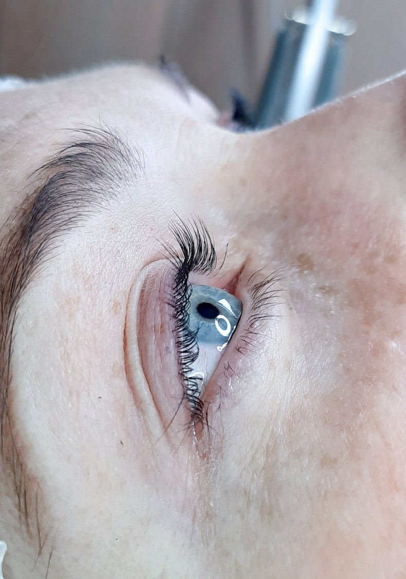 Ламинирование ресниц lash filler inley. После, фото -  Анічка Капшитарь