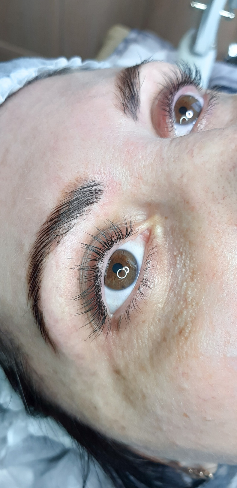 Ламинирование ресниц lash filler inley. После, фото -  Анічка Капшитарь