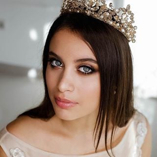 Макияж глаз вечерний красивый, фото - Визажист Елла Галалінг