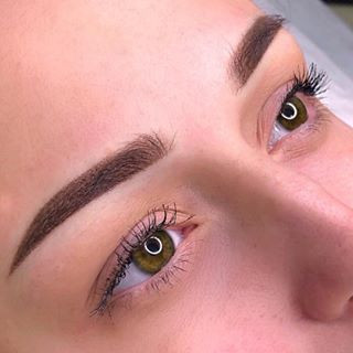 Пудрове напилення брів, фото - Студія краси Vlasenko Beauty School