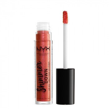 Блеск для губ с жемчужным сиянием shimmer down lip veil (sdlv) peach of my heart