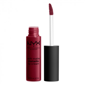 Жидкая матовая помада с металлическим финишем soft matte metallic lip cream (smmlc) madrid