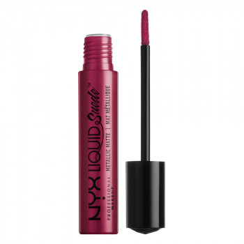 Жидкая матовая помада с металлическим финишем liquid suede metallic matte (lsclm) pure society