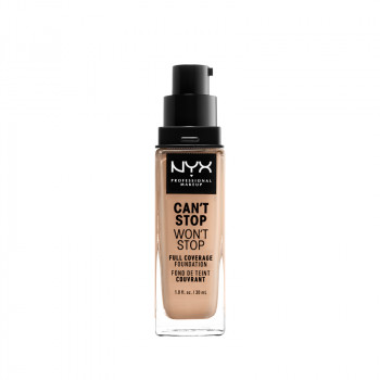 Стойкая тональная основа can&apos;t stop won&apos;t stop full coverage foundation natural