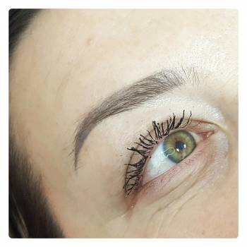 Бровушка через 2 месяца после процедуры