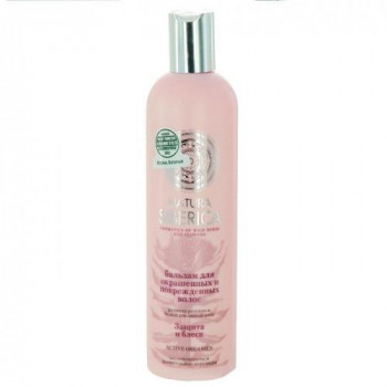 NATURA SIBERICA (Натура Сиберика) Бальзам для окрашенных и поврежденных волос Защита и блеск, 400 мл