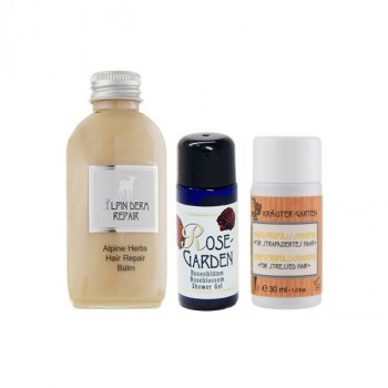 Дорожный набор (крем, гель, шампунь, бальзам) Styx