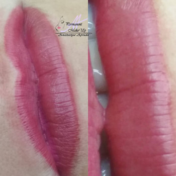 Губки после коррекции