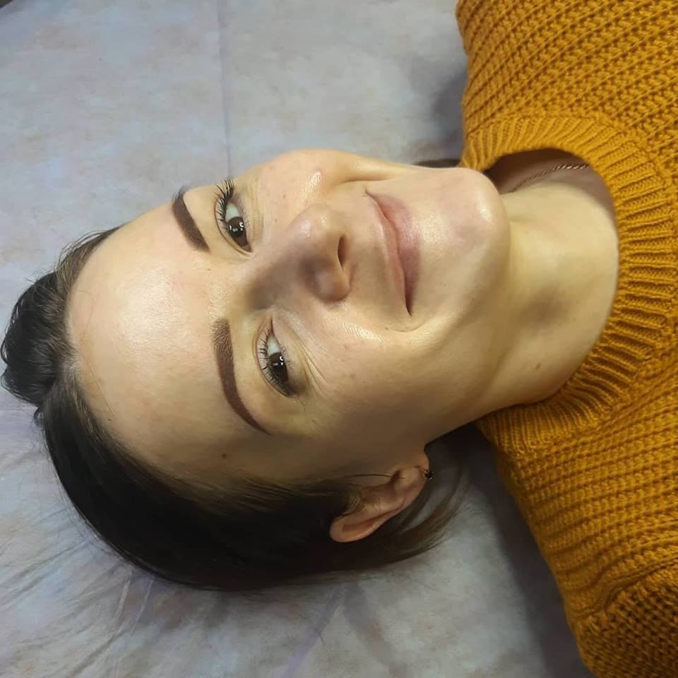 Пудрові брови, фото - Майстер татуажу Тетяна Герасимчук