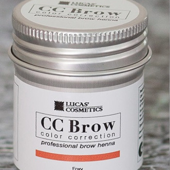 Хна для бровей CC Brow (foxy) в баночке (рыжий), 10 гр